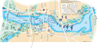 率引き上げやバイクトレイルオースティンの地図